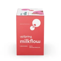 UpSpring MilkFlow Drink Mix Breastfeeding Supplement With Electrolytes - Berry Flavor - 16ct