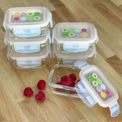 Sage Spoonfuls 6pk Durable Leakproof Glass Baby Food Storage Containers - Clear - 4oz -Chicco Kids Shop GUEST 4830c364 b348 4fc4 9fa8 5c7966805cda