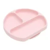 Bumkins Grip Dish Dining Plate - Pink