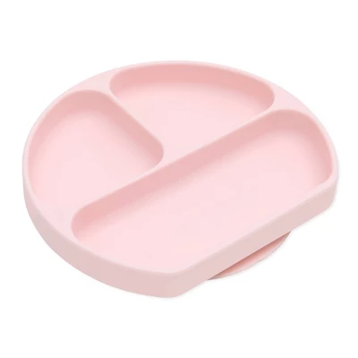 Bumkins Grip Dish Dining Plate - Pink 1 Bumkins Grip Dish Dining Plate - Pink