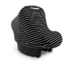Yoga Sprout Baby Unisex Multi-use Car Seat Canopy, Black Stripe, One Size