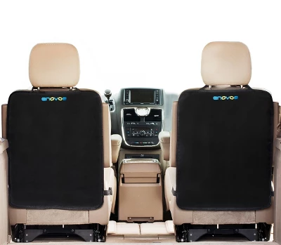 Enovoe Back Car Kick Mats Seat Protector With Waterproof Protection For Upholstery, XL, 4 Pack 3 Enovoe Back Car Kick Mats Seat Protector With Waterproof Protection For Upholstery, XL, 4 Pack - Image 3