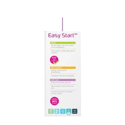 MAM Easy Start Anti-Colic Baby Bottles 2m+ - 9oz/3pk - Unisex 2 MAM Easy Start Anti-Colic Baby Bottles 2m+ - 9oz/3pk - Unisex - Image 2