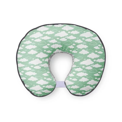 Bacati - 3 Pc Clouds In The City Mint Gray Hugster Feeding & Infant Support Nursing Pillow 1 Bacati - 3 Pc Clouds In The City Mint Gray Hugster Feeding & Infant Support Nursing Pillow
