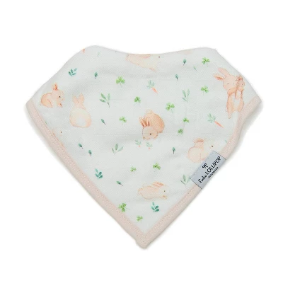 Loulou Lollipop 2pk Muslin Bandana Bib Set - Bunny Meadow 1 Loulou Lollipop 2pk Muslin Bandana Bib Set - Bunny Meadow