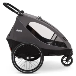 Delta Children Jeep Everest 2-in-1 Child Bike Trailer And Stroller - Gray -Chicco Kids Shop GUEST 55b6311e fb89 4ebc 8a71 6d023466d2ab
