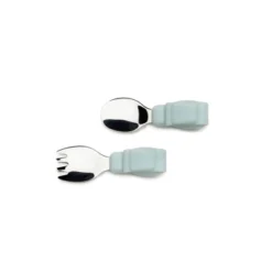 Loulou Lollipop 2pk Toddler Learning Spoon/Fork Set - Elephant