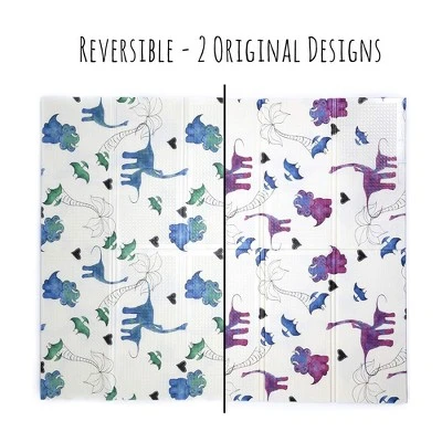 JumpOff Jo Foam Padded Play Mat, For Infants, Babies, Toddlers Play & Tummy Time, Foldable And Waterproof, Large, 70" X 59" 1 JumpOff Jo Foam Padded Play Mat, For Infants, Babies, Toddlers Play & Tummy Time, Foldable And Waterproof, Large, 70" X 59"