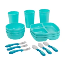 ECR4Kids My First Meal Pal Combo Set, Kids Plastic Tableware And Utensils, 15-Piece -Chicco Kids Shop GUEST 5aee8e7a 3b06 4702 9abd 1b877b93f3b6