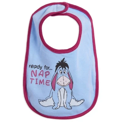 Disney Winnie The Pooh Tigger Eeyore Piglet Baby Boys 5 Pack Side Snap Bibs 2 Disney Winnie The Pooh Tigger Eeyore Piglet Baby Boys 5 Pack Side Snap Bibs - Image 2