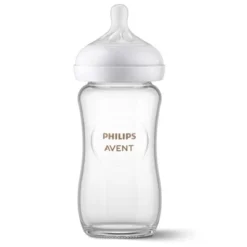 Philips Avent 3pk Glass Natural Baby Bottle With Natural Response Nipple - Clear - 8oz -Chicco Kids Shop GUEST 5c2e61ff 4eea 4638 a024 6385d3ecef79