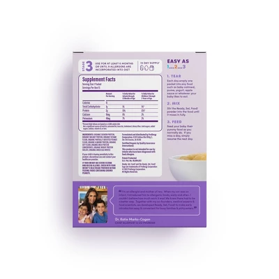 Ready, Set, Food! Early Allergen Introduction Mixins Baby Meals - Stage 3 - 15 Days - 1oz 2 Ready, Set, Food! Early Allergen Introduction Mixins Baby Meals - Stage 3 - 15 Days - 1oz - Image 2
