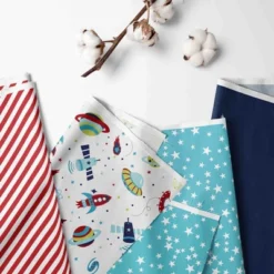 Bacati - Space Multicolor Boys Cotton Toddler Nap Mat -Chicco Kids Shop GUEST 600eb428 2c1e 4193 b170 e79421903803