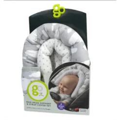 Go By Goldbug Clouds Duo Head Support And Strap Cover Set For Car Seat, Stroller, Bouncer -Chicco Kids Shop GUEST 626c770d fedf 4c8e a7d1 ae55d7fe30ae