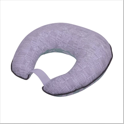 Bacati - 3 Pc Clouds In The City Mint Gray Hugster Feeding & Infant Support Nursing Pillow 8 Bacati - 3 Pc Clouds In The City Mint Gray Hugster Feeding & Infant Support Nursing Pillow - Image 8