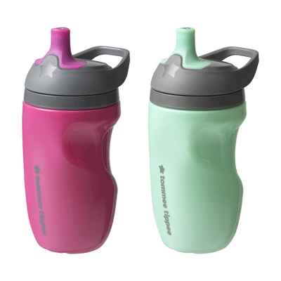 Tommee Tippee 2pk Insulated Sportee Toddler Water Bottle With Handle - 9oz 8 Tommee Tippee 2pk Insulated Sportee Toddler Water Bottle With Handle - 9oz - Image 8