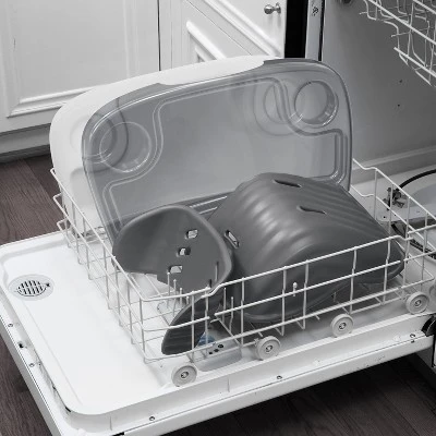 Ingenuity SmartClean ChairMate Toddler Booster Seat- Slate 6 Ingenuity SmartClean ChairMate Toddler Booster Seat- Slate - Image 6