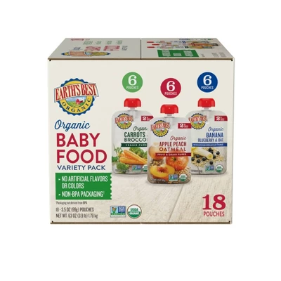 Earth's Best Organic Baby Meals Variety Pack - 63oz/18ct 2 Earth's Best Organic Baby Meals Variety Pack - 63oz/18ct - Image 2