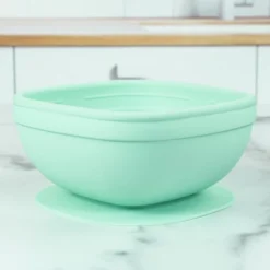 Platinum Silicone 11oz. Suction Bowl W/Platinum Silicone Press In Lid -Chicco Kids Shop GUEST 69ef0ac9 8c50 4cde b53f 69eaf561eff4