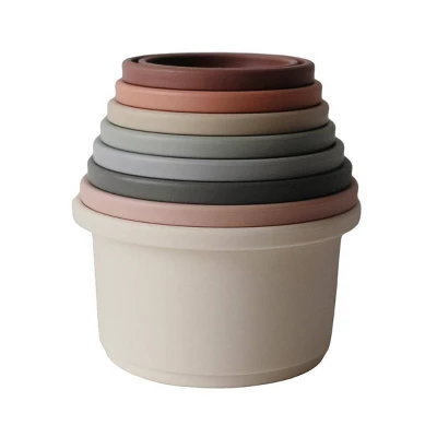 Mushie Stacking Cups 1 Mushie Stacking Cups