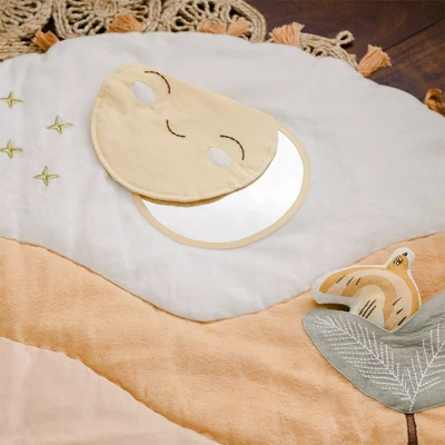 Crane Baby Cotton Quilted Activity Playmat - Kendi Desert Sunset 4 Crane Baby Cotton Quilted Activity Playmat - Kendi Desert Sunset - Image 4