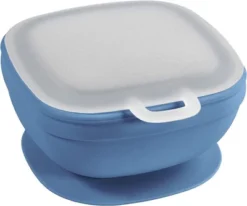 Platinum Silicone 11oz. Suction Bowl W/Platinum Silicone Press In Lid -Chicco Kids Shop GUEST 6e000bfa 3591 4659 87fb 6d2b56fdc9c3