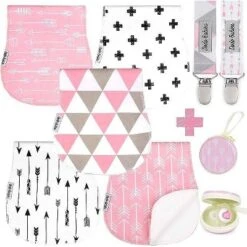Dodo Babies 5-Pack Baby Burp Cloth With 2 Pacifier Clips And 1 Case -Chicco Kids Shop GUEST 6e0b50b0 6621 4ea3 b6dc dec6997d8a37
