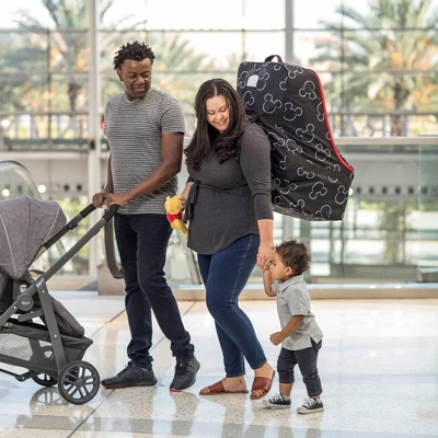 Disney Baby J.L. Childress Ultimate Padded Backpack Car Seat Travel Bag Mickey Black 4 Disney Baby J.L. Childress Ultimate Padded Backpack Car Seat Travel Bag Mickey Black - Image 4