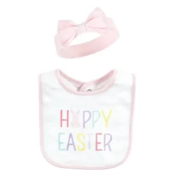 Hudson Baby Infant Girl Cotton Bib And Headband Or Caps Set, Happy Easter, 0-9 Months -Chicco Kids Shop GUEST 6fc6eda8 aa9e 4ecd 89dd c7c754ebdd2b