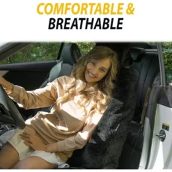 Zone Tech Genuine Sheepskin Black Car Seat Cover, Fluffy Luxury Wool Front Seat Covers, Universal Fits Car, Truck, SUV, & Van 9 Zone Tech Genuine Sheepskin Black Car Seat Cover, Fluffy Luxury Wool Front Seat Covers, Universal Fits Car, Truck, SUV, & Van -Chicco Kids Shop GUEST 7029e0cd da42 455b 92bf 6b2f3ce490cc