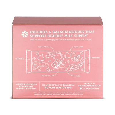 Boobie Bar Superfood Vegan Lactation Bar Oatmeal Chocolate Chip - 10.58oz/6ct 2 Boobie Bar Superfood Vegan Lactation Bar Oatmeal Chocolate Chip - 10.58oz/6ct - Image 2