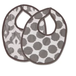 Bacati - Ikat Mint/Gray Dots/Stripes Muslin 4 Pc Set Of Bibs & Burp Cloths Set 6 Bacati - Ikat Mint/Gray Dots/Stripes Muslin 4 Pc Set Of Bibs & Burp Cloths Set -Chicco Kids Shop GUEST 748fbb2b ce80 4670 aba7 8369289138ec