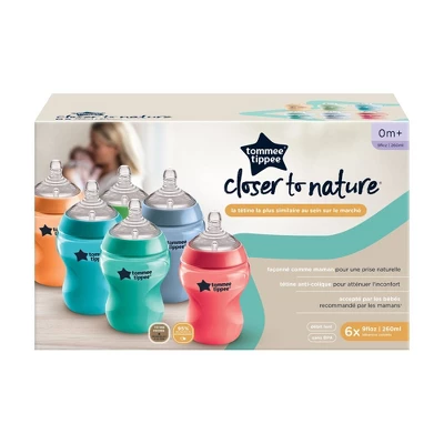 Tommee Tippee Closer To Nature Fiesta Baby Bottle - 9oz/6pk 5 Tommee Tippee Closer To Nature Fiesta Baby Bottle - 9oz/6pk - Image 5