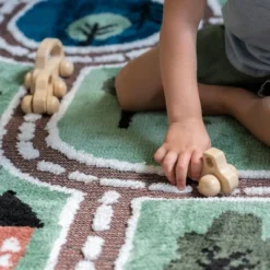 JumpOff Jo – Kids Carpet, Play Rug Playmat, Soft And Textured 3D Interactive With Roads For Cars And Toys, For Playroom – 39 X 59 In. -Chicco Kids Shop GUEST 7adf7a9a 043a 4518 bbc8 82bb2fabc647