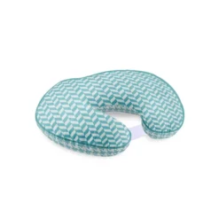 Bacati - 3 Pc Houndstooth/Herringbone Aqua Muslin Hugster Feeding & Infant Support Nursing Pillow With 2 Removable Zippered Covers -Chicco Kids Shop GUEST 7b3db56a 75ae 41d0 b0f1 11de873d2a66