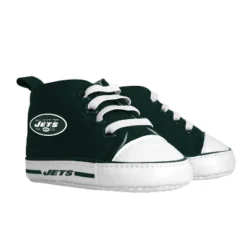 Baby Fanatic 2 Piece Bid And Shoes - NFL New York Jets - White Unisex Infant Apparel
