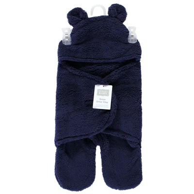 Hudson Baby Infant Boy Animal Faux Shearling Baby Outdoor Stroller Sack Wrap, Navy, One Size 1 Hudson Baby Infant Boy Animal Faux Shearling Baby Outdoor Stroller Sack Wrap, Navy, One Size