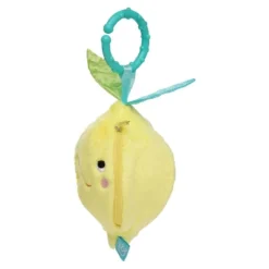 Manhattan Toy Mini-Apple Farm Lemon Baby Travel Toy With Rattle, Squeaker, Crinkle Fabric & Teether Clip-on Attachment -Chicco Kids Shop GUEST 811ba8d9 f28a 47c4 9185 1afc740f7ed6