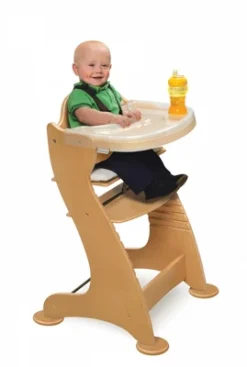 Badger Basket Embassy Adjustable Wood High Chair -Chicco Kids Shop GUEST 82897691 df16 47cc a94e f985f48b0034