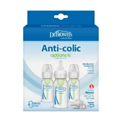 Dr. Brown's Dr. Brown's Options+ Anti-Colic Baby Bottle - 4oz/3pk