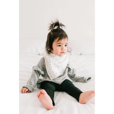 Loulou Lollipop 2pk Muslin Bandana Bib Set - Bunny Meadow 4 Loulou Lollipop 2pk Muslin Bandana Bib Set - Bunny Meadow - Image 4