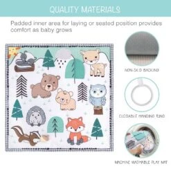 The Peanutshell Woodland 7-in-1 Activity Play Gym & Play Mat For Baby -Chicco Kids Shop GUEST 867e3273 e71c 4af9 8654 5d51e5e4192f