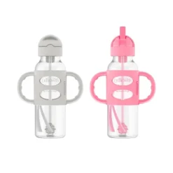 Dr. Brown's 2pk Sippy Straw Baby Bottle With Handles - 8oz -Chicco Kids Shop GUEST 86a6060f bd01 499b 9902 fa1eb28e90e5