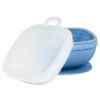 Re-Play Silicone Suction Bowl With Lid - Denim
