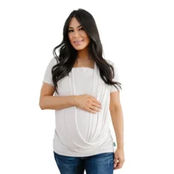 Moby Bump & Beyond T-Shirt Wrap Baby Carrier - Ivory - S