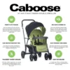 Joovy Caboose Sit And Stand Tandem Double Stroller, Appletree