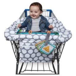 Boppy Preferred Shopping Cart And Restaurant High Chair Cover - Gray Jumbo Dots -Chicco Kids Shop GUEST 8a1af78e 72fc 41a8 bec7 89eaa31eaebe
