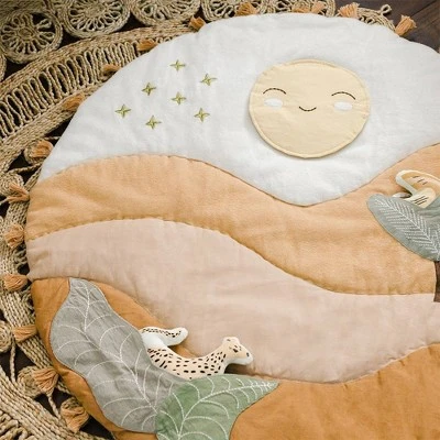 Crane Baby Cotton Quilted Activity Playmat - Kendi Desert Sunset 2 Crane Baby Cotton Quilted Activity Playmat - Kendi Desert Sunset - Image 2