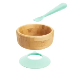 Munchkin Bamboo Suction Dining Bowl With Silicone Spoon -Chicco Kids Shop GUEST 8dce2c63 002b 4415 86cf 742db87e89f5
