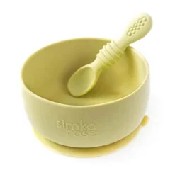 Simka Rose Silicone Baby Bowl And Spoon Set -Chicco Kids Shop GUEST 8e878360 4fed 4b50 aaa7 e3936cc14638